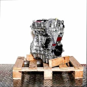SFJN engine on a wooden pallet against a white background. A full view of the engine.